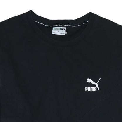 Puma Men's Black Short Sleeve Crew Neck Sports T-Shirt M