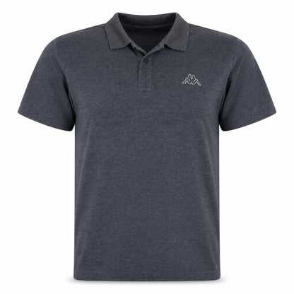 Kappa Men's Grey Polo Shirt XL Regular Fit Short Sleeve Casual Top