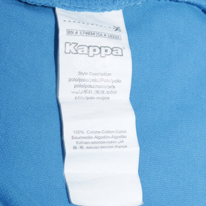 Kappa Men's Blue XL Cotton Polo Shirt Casual Lightweight