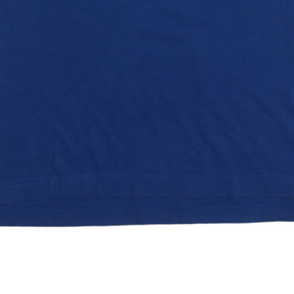 Lacoste Men's Blue Regular Fit Crew Neck Cotton T-Shirt XL