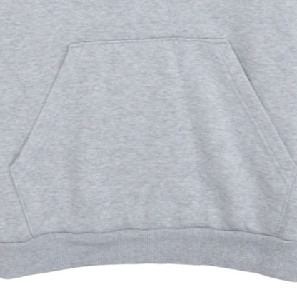 Puma Boys Grey Pullover Hoodie 15-16 Years Fleece Logo Sweatshirt