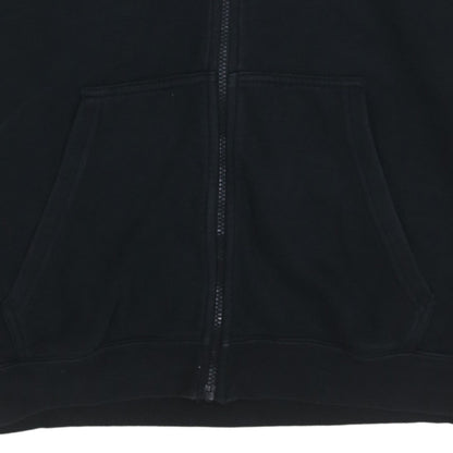 Nike Men's Black Full Zip Hoodie L Fleece Sportswear