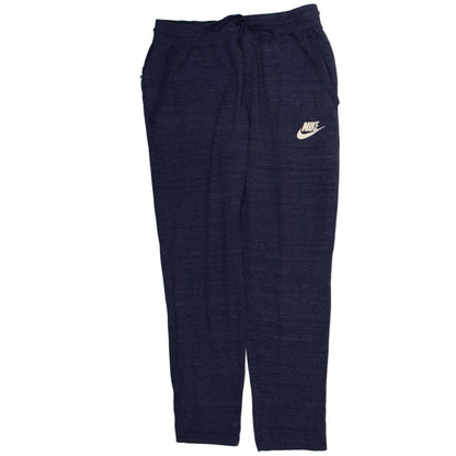 Nike Men's Blue Jogger Trousers L Regular Fit Cotton Blend