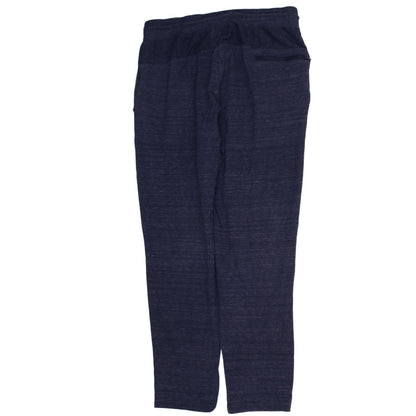Nike Men's Blue Jogger Trousers L Regular Fit Cotton Blend