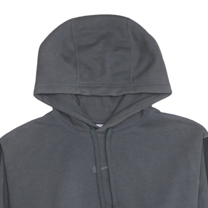 Nike Women's Grey Pullover Hoodie Large Logo Hooded Sweatshirt