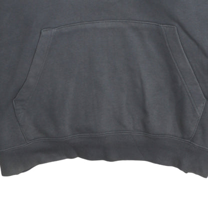 Nike Women's Grey Pullover Hoodie Large Logo Hooded Sweatshirt