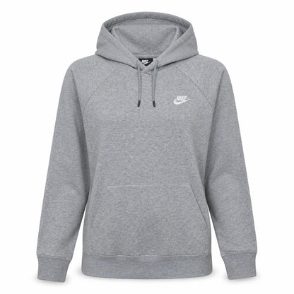 Nike Women’s Grey Pullover Hoodie Small Cotton Blend Sweatshirt