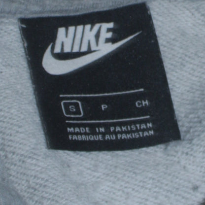 Nike Women’s Grey Pullover Hoodie Small Cotton Blend Sweatshirt