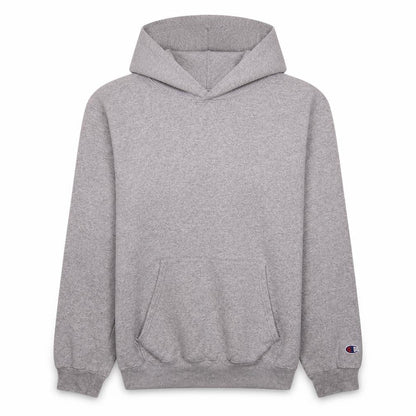 Champion Boys Grey YL Pullover Hoodie Fleece Eco Authentic