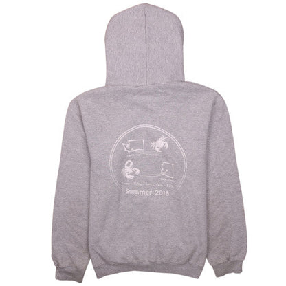 Champion Boys Grey YL Pullover Hoodie Fleece Eco Authentic