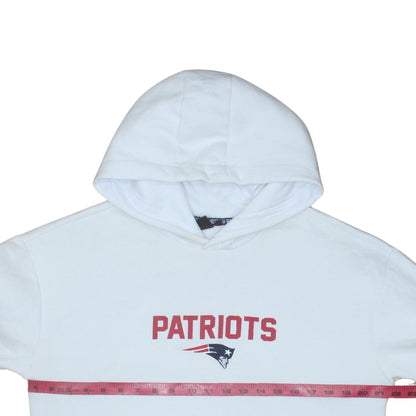 Primark Men’s White NFL Patriots Pullover Hoodie Size M