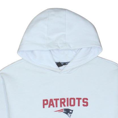 Primark Men’s White NFL Patriots Pullover Hoodie Size M