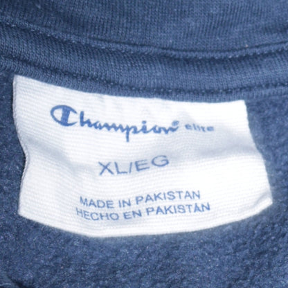 Champion Men's Blue Pullover Hoodie XL Fleece Sweatshirt