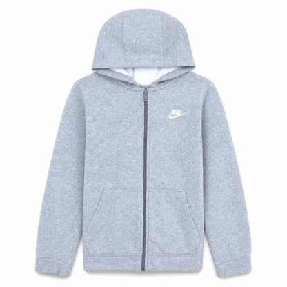 Nike Boys Grey Full Zip Hoodie Sweatshirt L 147-158cm Standard Fit