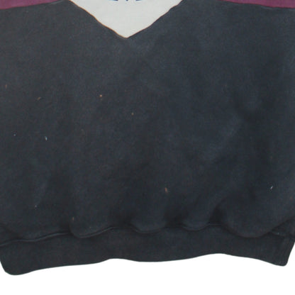 Adidas Women’s Beige Colourblock 1/4 Zip Hoodie Size 12