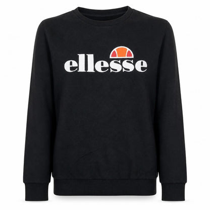 Ellesse Womens Black UK 8 Pullover Crew Neck Sweatshirt