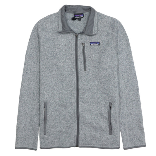 Patagonia Men's Grey Fleece Full Zip Outdoor Jacket Size M
