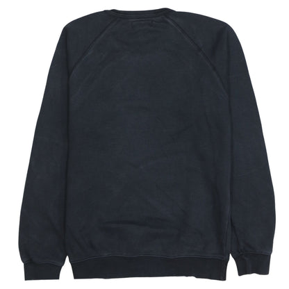 Adidas Men's Black Crew Neck Logo Sweatshirt Size S