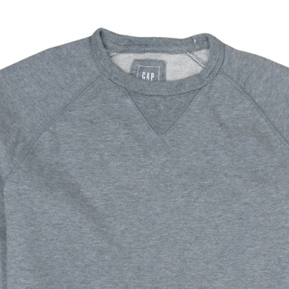 GAP Men's Grey Crew Neck Pullover Sweatshirt Size S