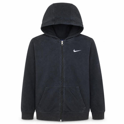 Nike Boys Black XL Full Zip Hoodie Fleece Sweatshirt 13-15 Years