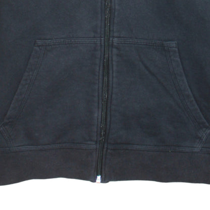Nike Boys Black XL Full Zip Hoodie Fleece Sweatshirt 13-15 Years