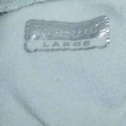 Kappa Women Mint Green Jogger Sweatpants Large Drawstring Lined Logo