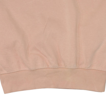 Adidas Womens Beige Crew Neck Long Sleeve Pullover Sweatshirt Size 6