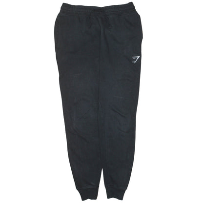 Gymshark Women Black Small Jogger Sweatpants 80% Cotton Casual Wear