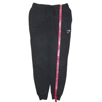 Gymshark Women Black Small Jogger Sweatpants 80% Cotton Casual Wear