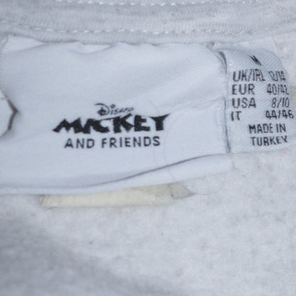 Disney Mickey & Friends Women's Grey Donald Duck Sweatshirt Size M 12/14