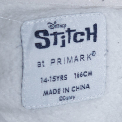 Disney Stitch Girls White Fleece 1/4 Zip Sweatshirt 14-15 Years Primark