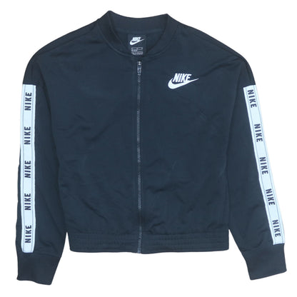Nike Boys Black XL Track Jacket Full Zip Sports Activewear Top