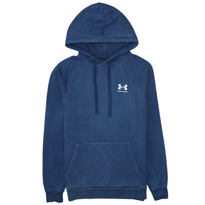 Under Armour Men's Blue Pullover Hoodie Size S Relaxed Fit Fleece