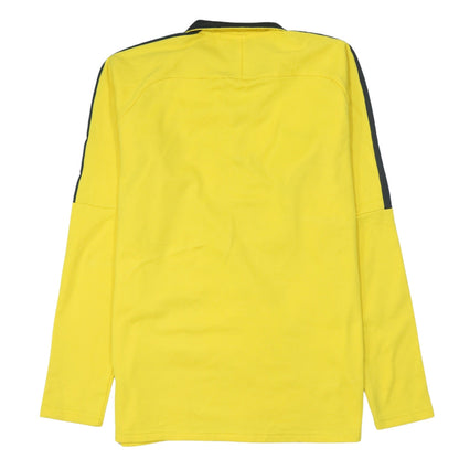 Nike Men's Yellow Dri-Fit 1/4 Zip Athletic Sweatshirt Size M