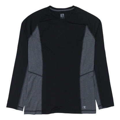 Champion Men’s Black Athletic Long Sleeve Training Top L