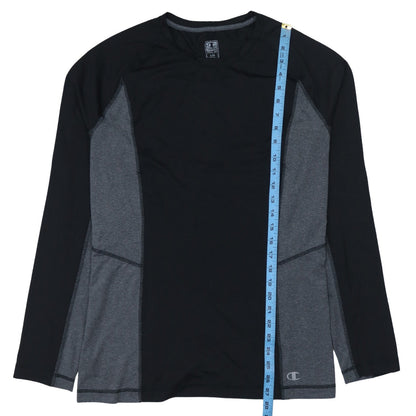 Champion Men’s Black Athletic Long Sleeve Training Top L