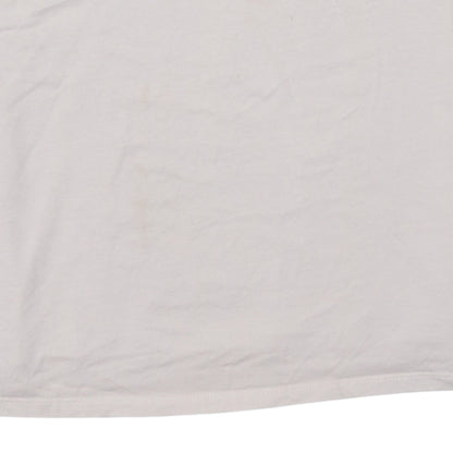 Levi's Women's Ivory Cotton Short Sleeve Crew Neck T-Shirt 2XL