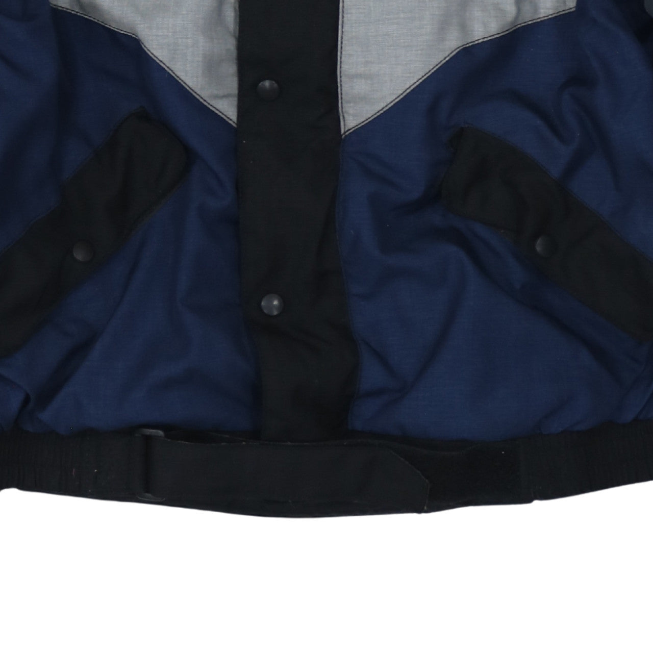 FLM Mens Blue 2XL Motorcycle Jacket Waterproof Padded