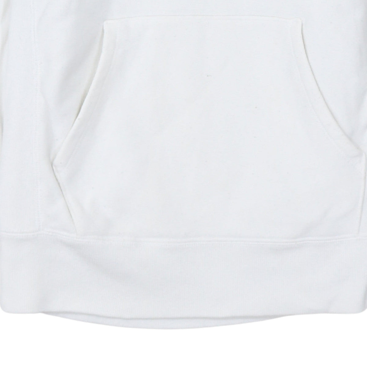 Champion Womens White Reverse Weave Hoodie Medium Pullover Cotton Blend