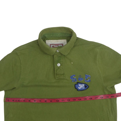 Superdry Men's Green XL Vintage Embroidered Polo Shirt