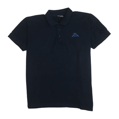 Kappa Men's Black 2XL Cotton Short Sleeve Polo Shirt