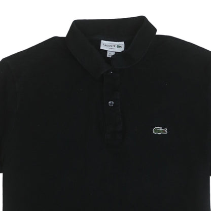 Lacoste Men's Black Slim Fit Cotton Polo Shirt XL