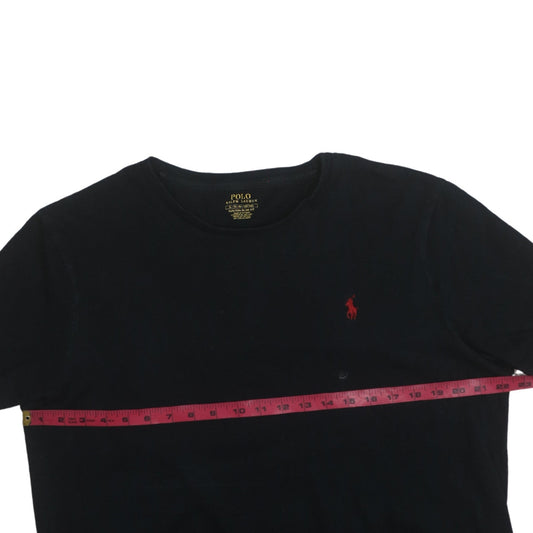 Polo Ralph Lauren Men's Black Custom Slim Fit Cotton T-Shirt XL