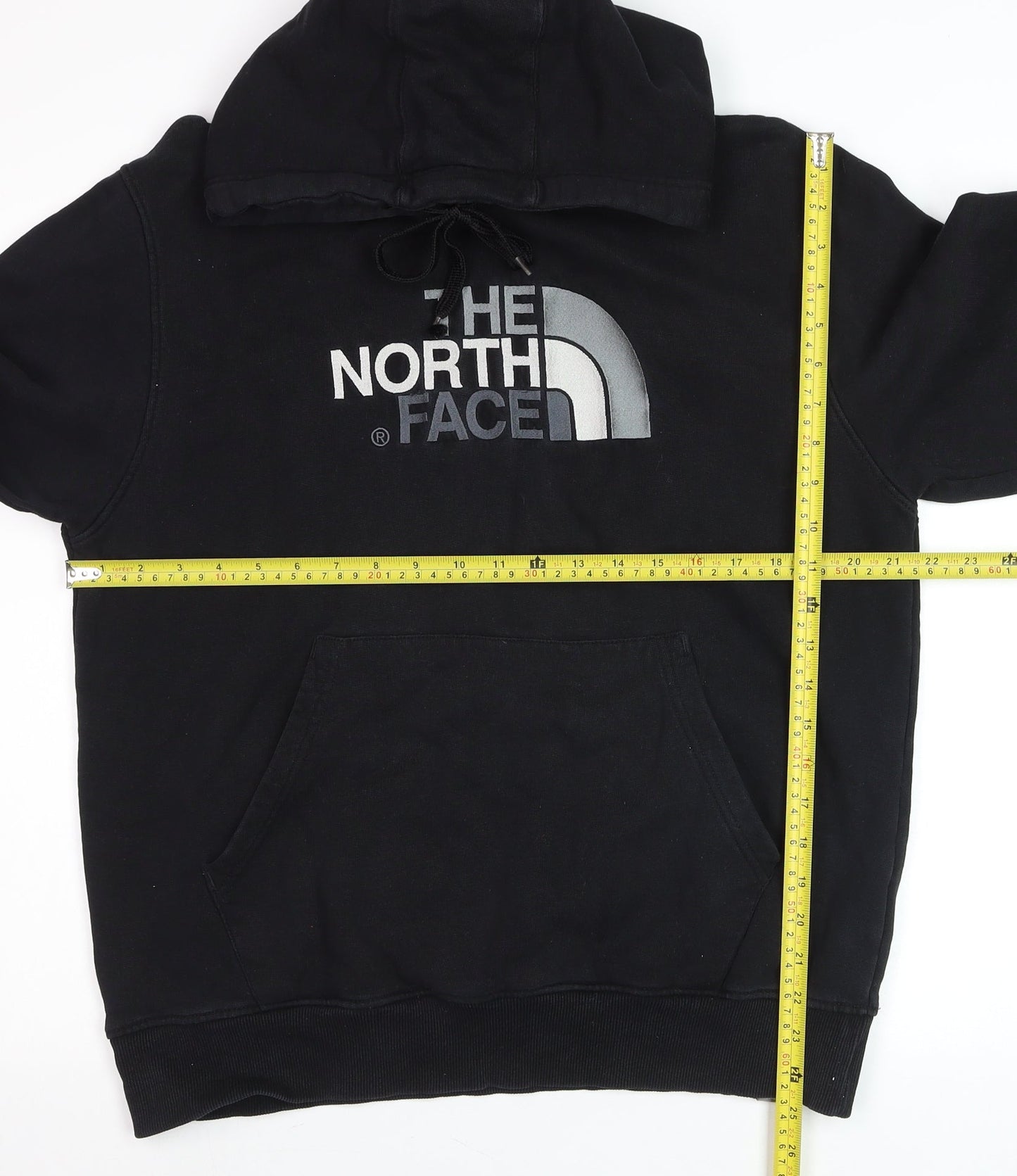 The North Face Men's Black Pullover Hoodie Size L Regular Fit