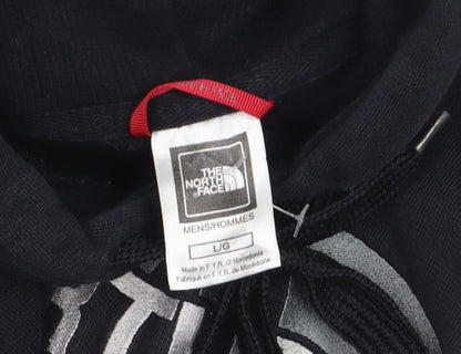 The North Face Men's Black Pullover Hoodie Size L Regular Fit