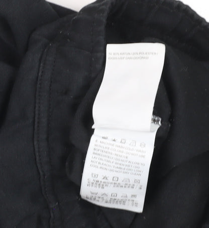 Nike Boys Black XL Jogger Sweatpants Tapered Fleece Trousers