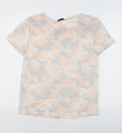 Marks and Spencer Womens Multicoloured Camouflage T-Shirt Size 6
