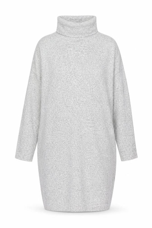 Uniqlo Women’s Grey Roll Neck Knit Jumper M Relaxed Fit