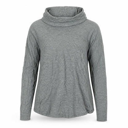 Rachel Zoe Women's Green Roll Neck Long Sleeve Jersey Top M