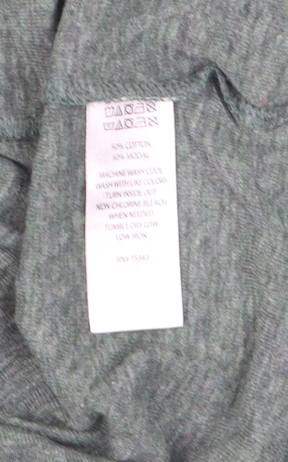 Rachel Zoe Women's Green Roll Neck Long Sleeve Jersey Top M